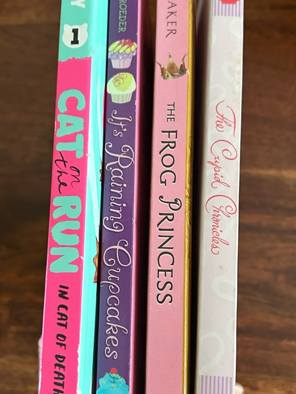 Set of 4 assorted books for girls summer beach reading